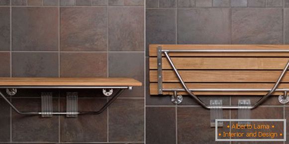 Skládací lavice pro sprchový kout