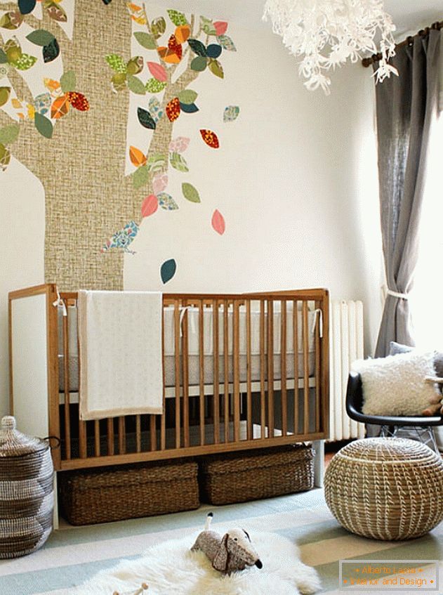 Ozdobte stěnu v dětském pokoji s takovým stromem