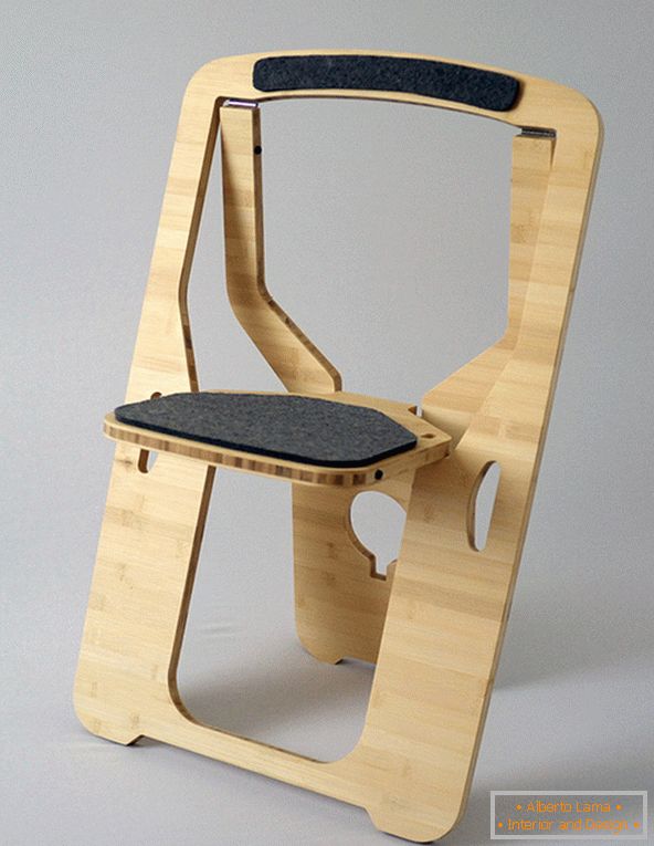 Skládací židle pro malé místnosti
