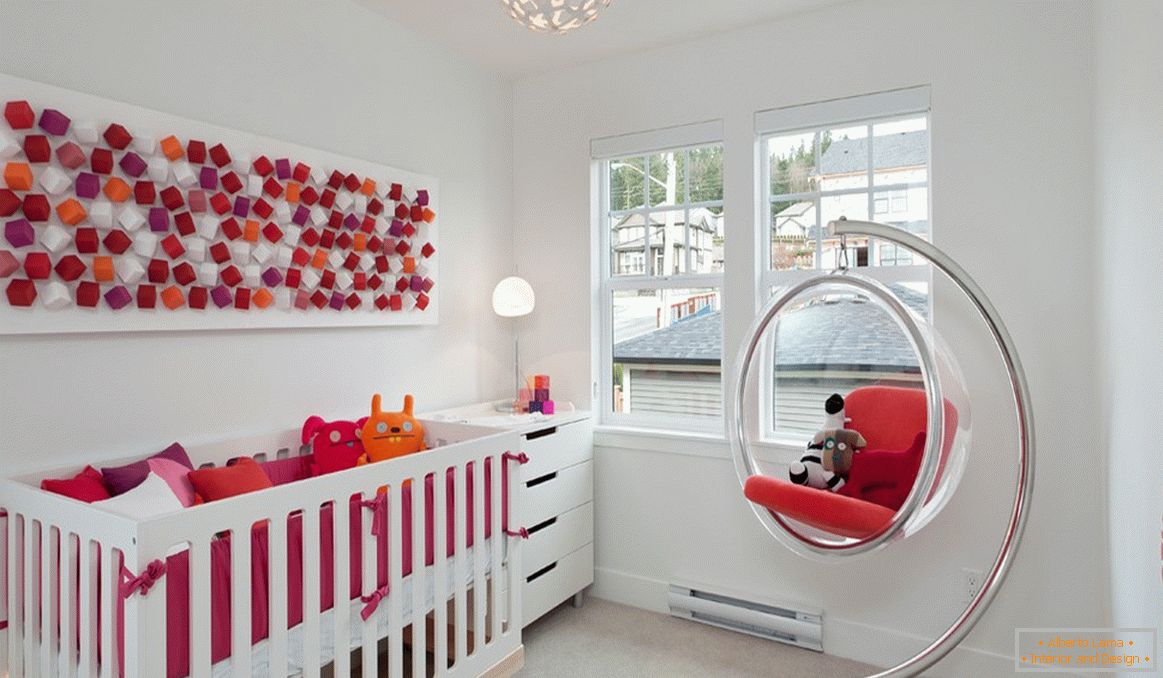 Interiér malého dětského pokoje