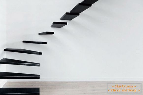 minimalistické schodiště - Ecole