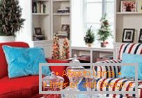 33 nápadů pro zdobení obývacího pokoje pro Nový rok
