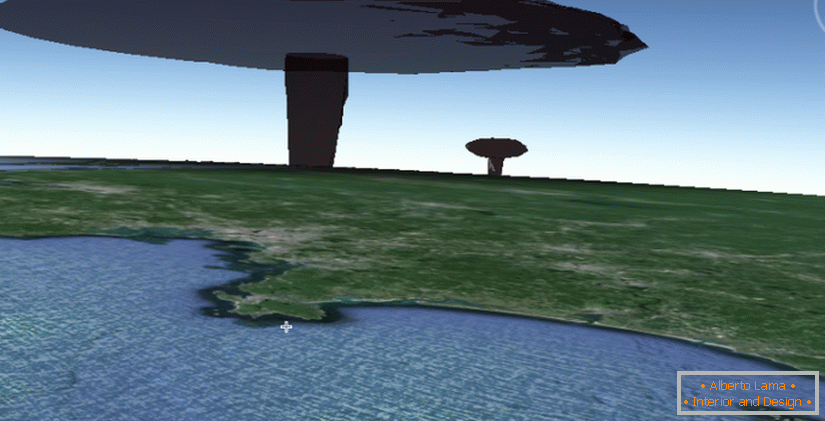 3D - simulátor důsledků výbuchu jaderných bomby