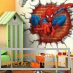 Spiderman na zdi