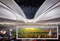 Амбициозный проект национального стадиона в Tokio от архитектора Zaha Hadid