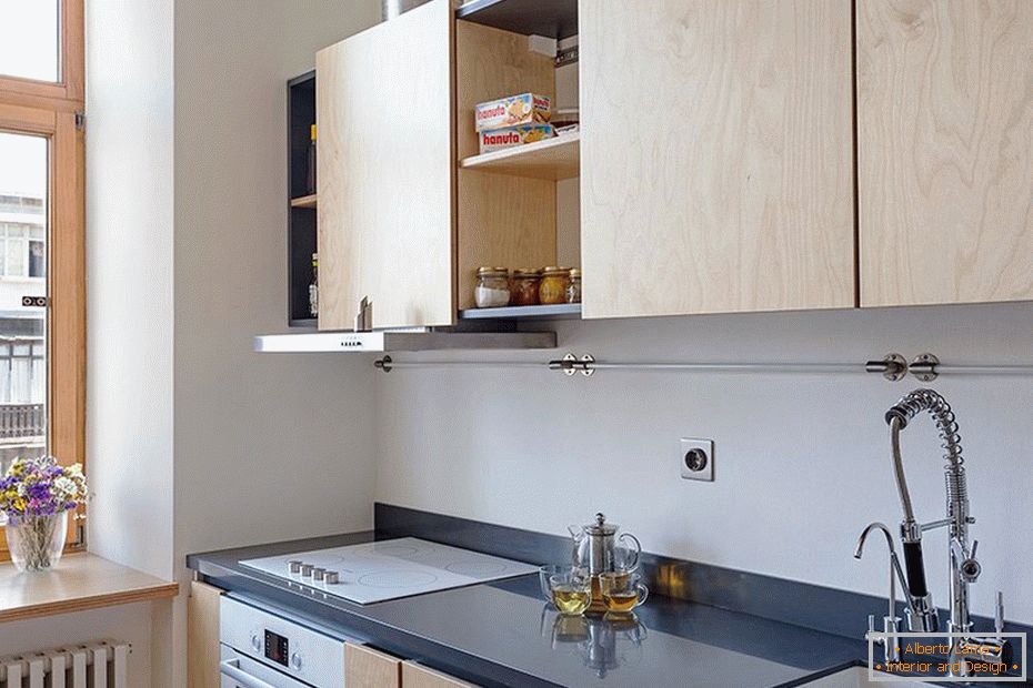 Otevřený studiový apartmán v Kyjevě od designérů Fild, Ukrajina