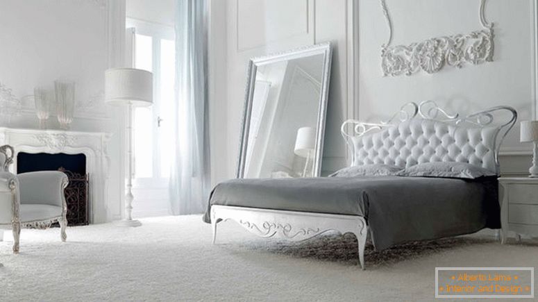 moderní-nábytek-ložnice-pro-bílá-ložnice-design-nápady-přichází-s-bílé-všívané-headboard-on-železa-bed-rám-a-klasika-white-nighstand-in-carving-plus- klasické kazetové křeslo