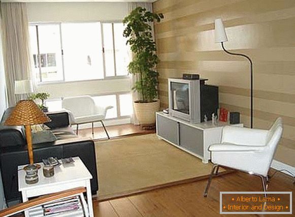 Mobilní nábytek v obývacím pokoji