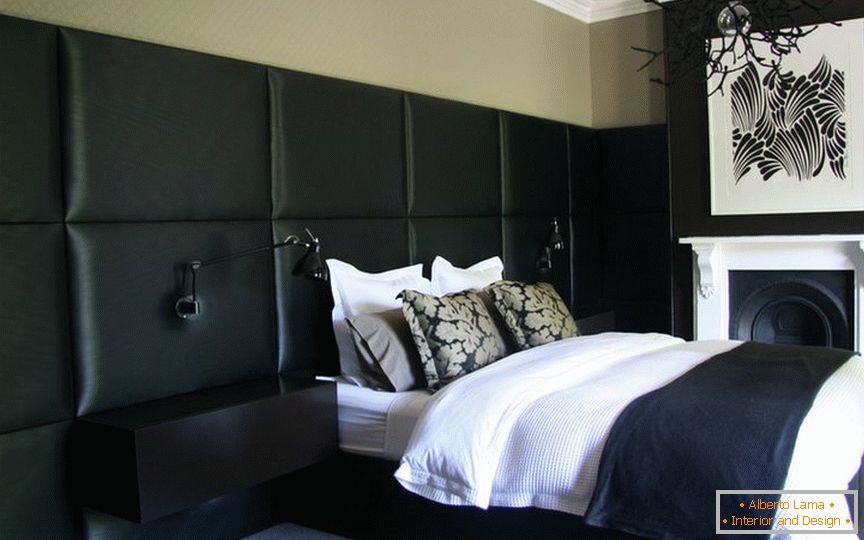 Luxusní černá ložnice