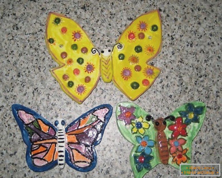 Motýli z polymerové hlíny