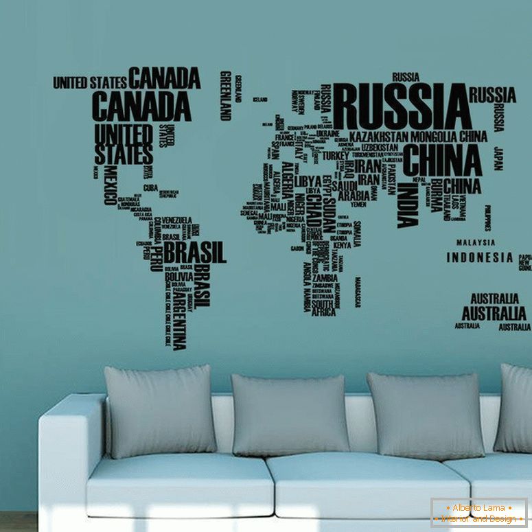 Mapa zemí