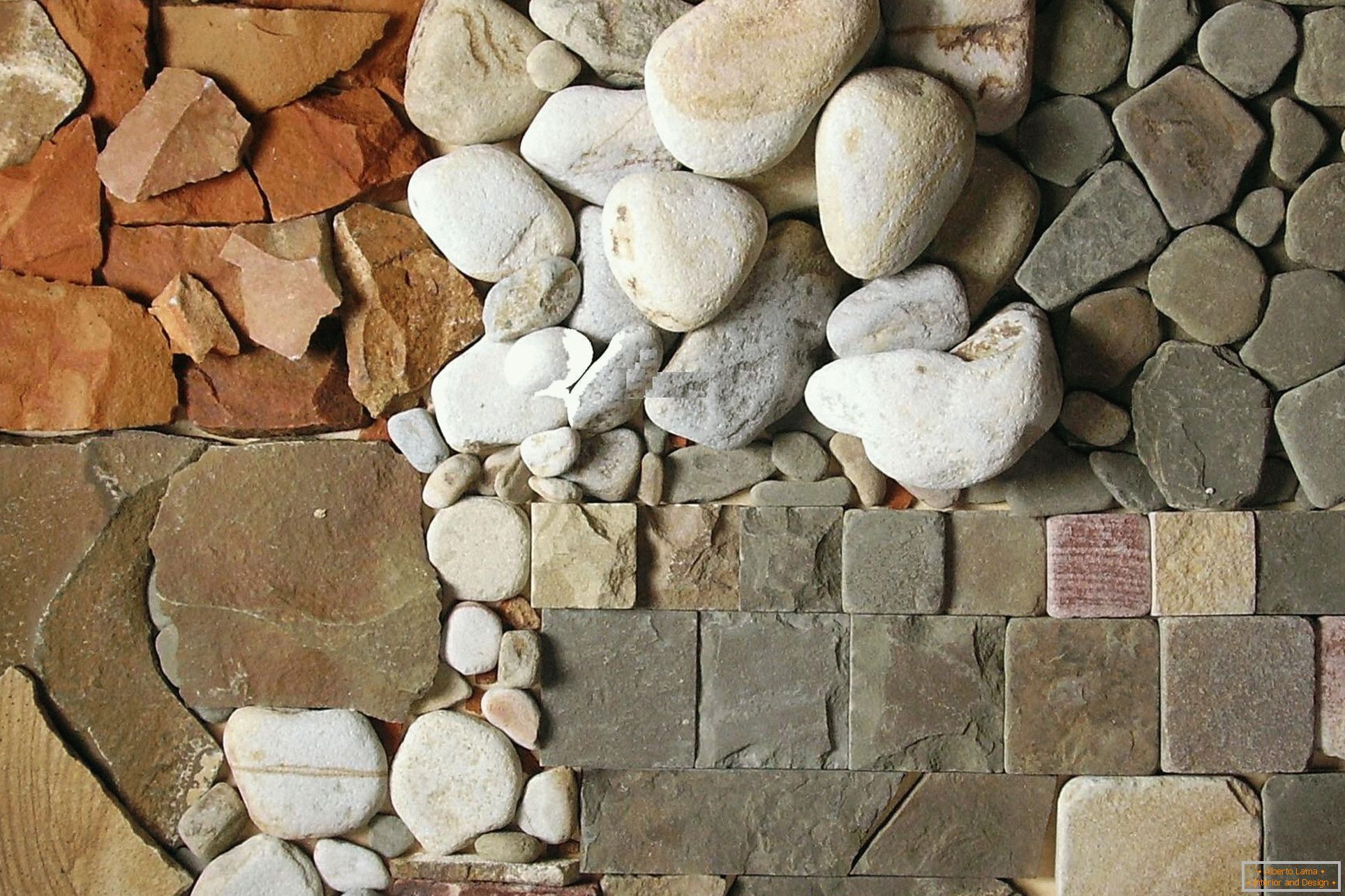 Typy kamene pro dekoraci stěny 
