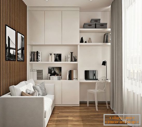 interiérový design dvoupokojového bytu, foto 9