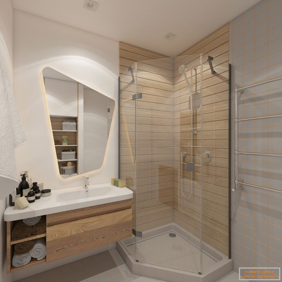 Návrh interiéru koupelny v ekologickém stylu