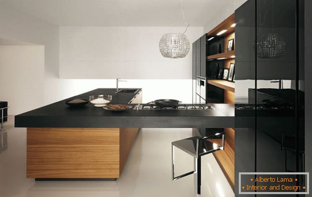 kuchyňský interiér v moderním stylu