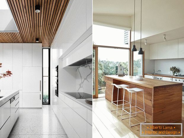 interiéry kuchyní v moderním stylu fotografie