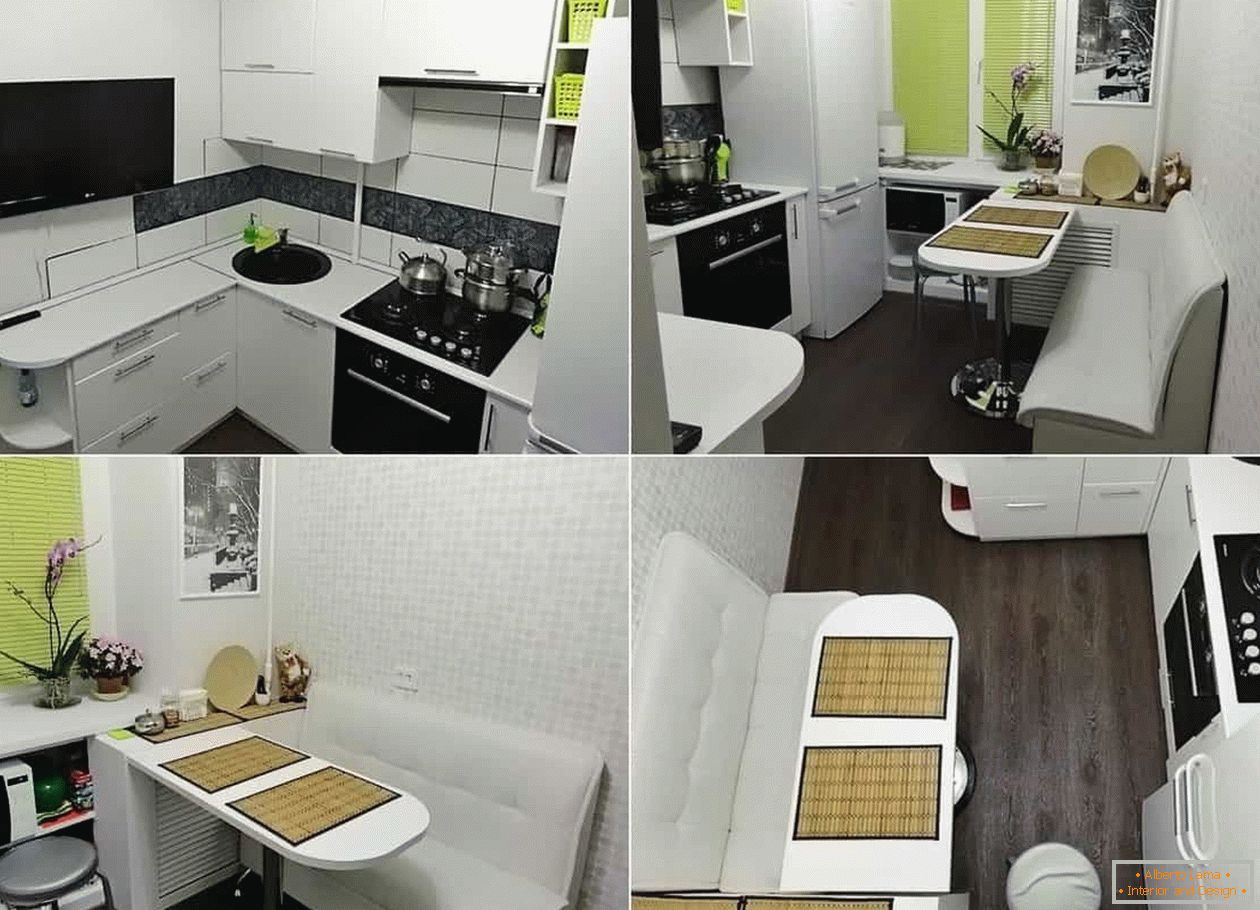 Kuchyňský design 6 m² ze všech stran