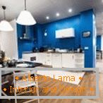 Separace kuchyně a obývacího pokoje osvětlením