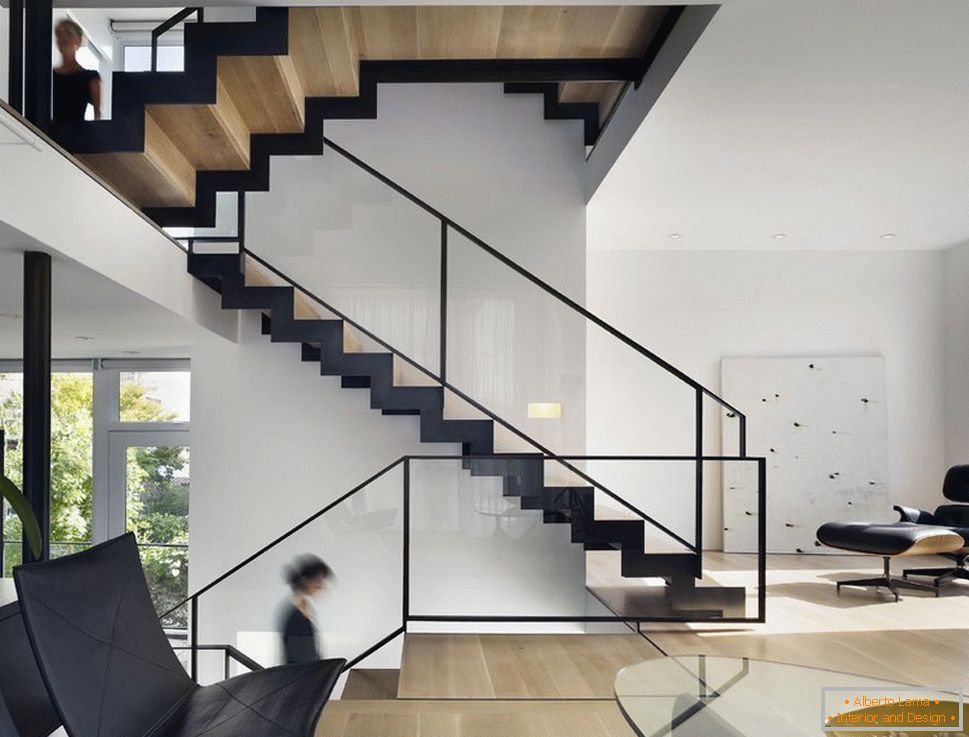 Moderní schodiště pro dům