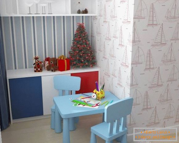 designové byty - 42 m2 pro děti-komnata
