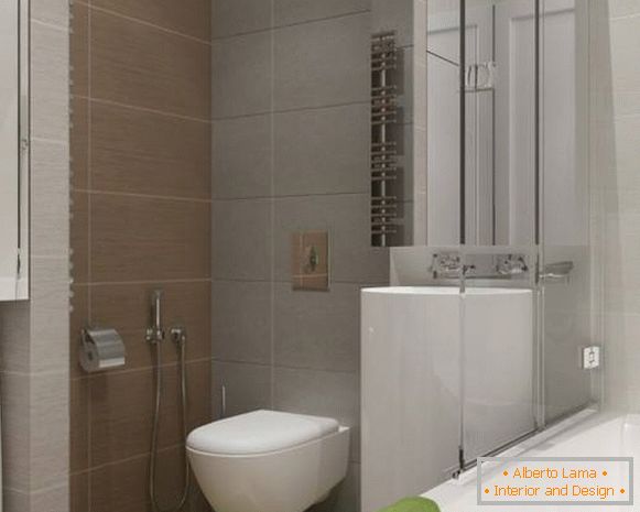 designový byt - 42 m2 - koupelna