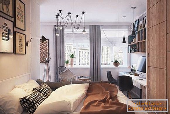 Nejlepší designové možnosti pro jednopokojový byt o rozloze 40 m²