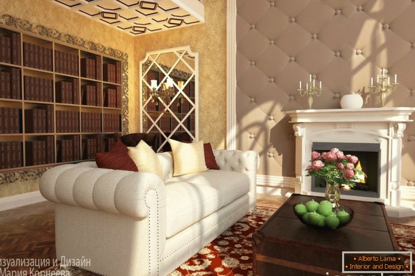 Návrh designu obývacího pokoje от компании igenplan.ru