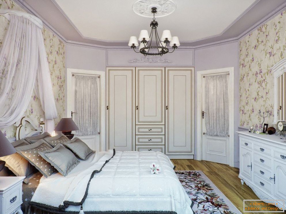 Lázeňská ložnice ve stylu Provence