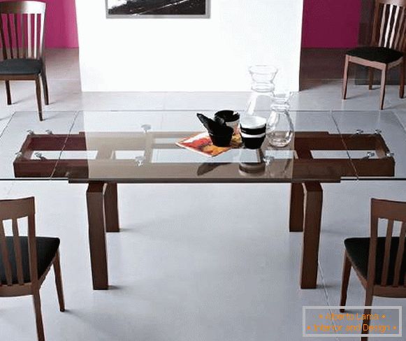 designérské skleněné stoly, foto 12
