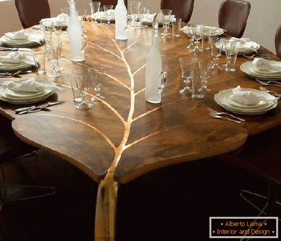 Designové stoly ze dřeva, foto 3
