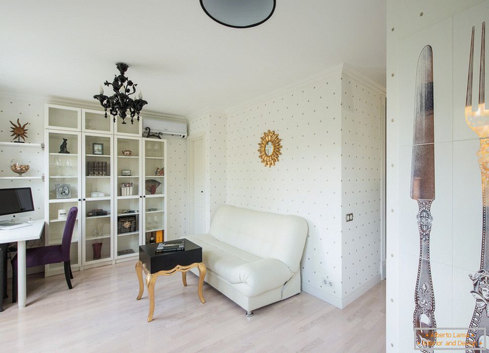 Obývací pokoj luxusních apartmánů od Maria Dadiani