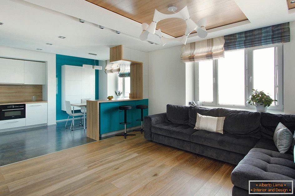 Stylový minimalismus - dobrá volba pro vytvoření interiéru studiového bytu.