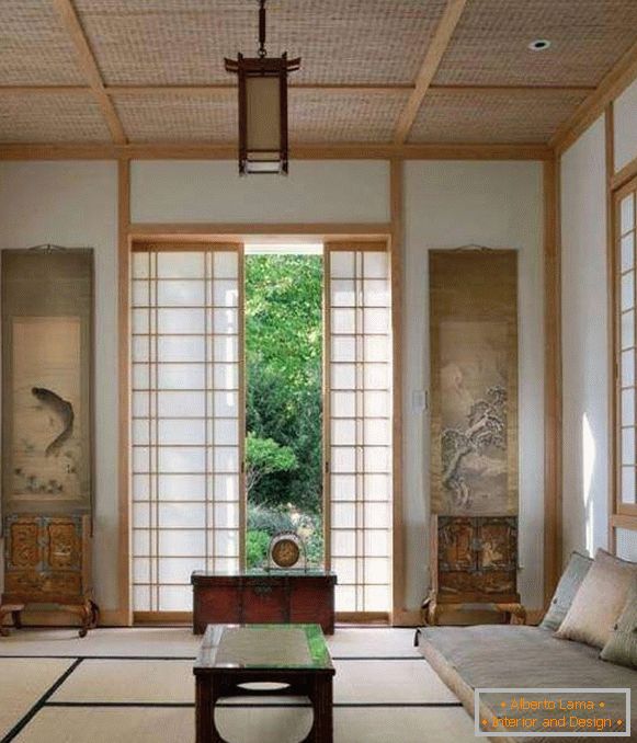 Exotický design interiérů v japonském etniku