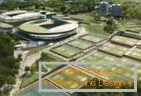 Obecný plán Wimbledonu od architekta Grimshawa