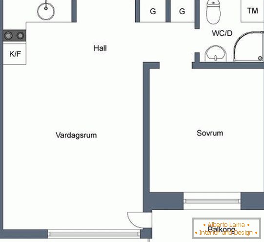 Reálný plán pro malý byt
