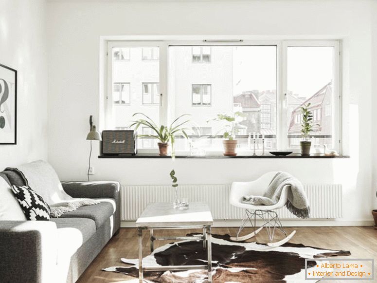 interiér dvou malých bytů ve skandinávském stylu21
