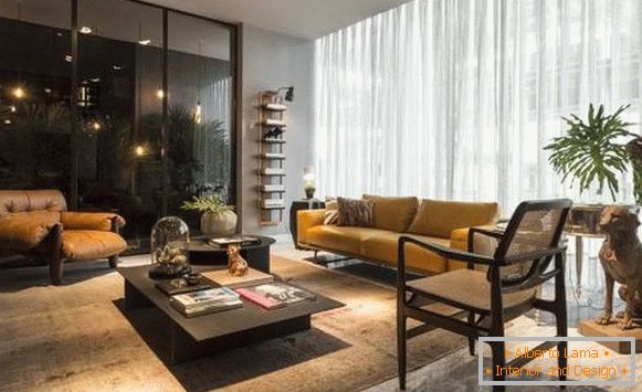 Luxusní moderní obývací pokoj
