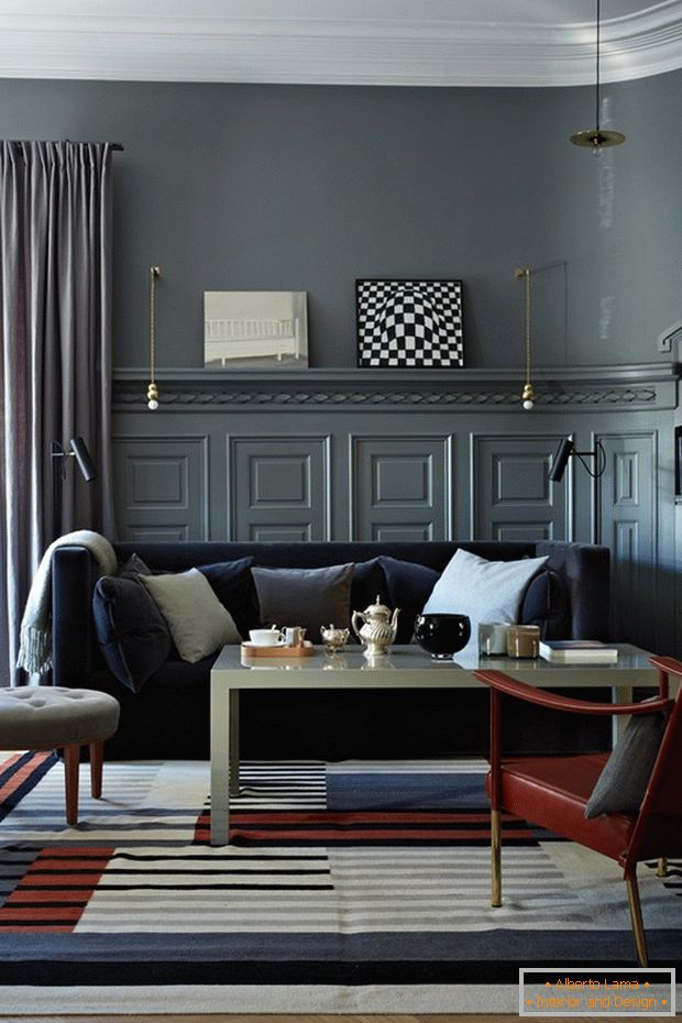 Klasický moderní obývací pokoj
