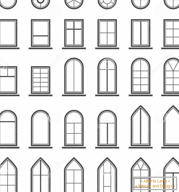 Které okna jsou lepší - zvolte tvar oken pro dům