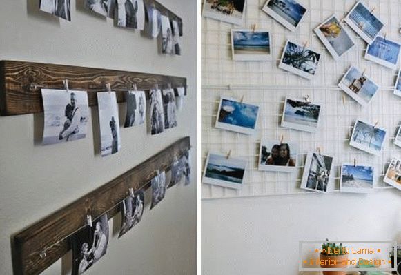 Jak zavěsit fotografii na zeď neobvyklým způsobem