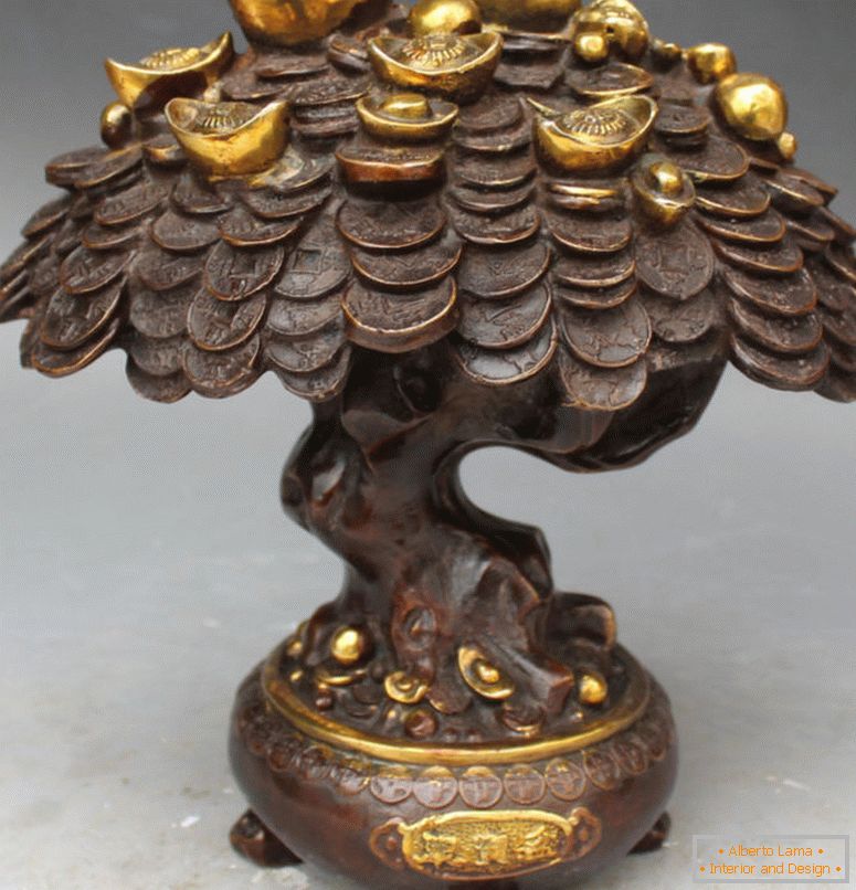 10-čínský-bronz-prase-feng shui-laki-bohatství-peníze-juanbao-mince-strom-socha