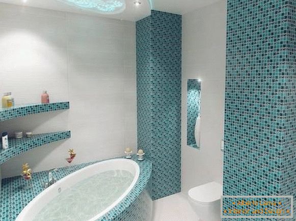 mozaikové dlaždice pro koupelnu, foto 31