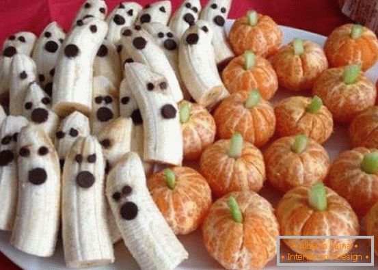Sváteční ovoce pro Halloween