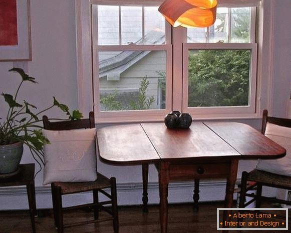 stůl, kuchyň, skládací dřevěné, foto 28