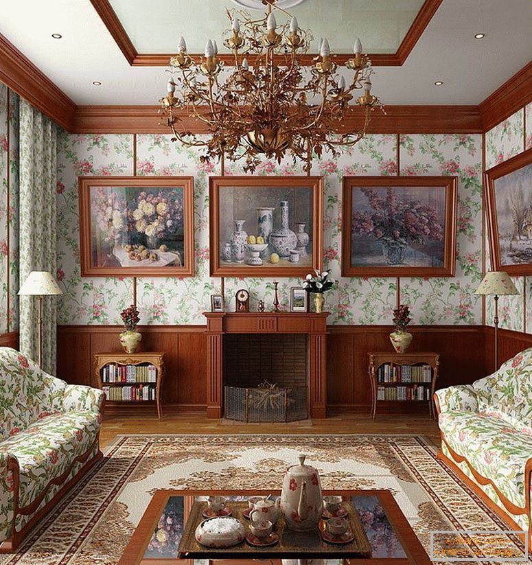Rámy obrazů v barvě interiéru obývacího pokoje
