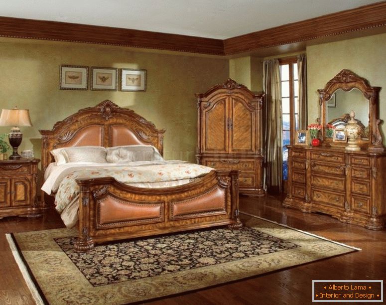 přitažlivý-design-nápady-pro-tradiční-ložnice-dekorace-s-nejlepší-postel-uvnitř-velký-skříň-blízko-velký-skladování-blízko-hezké-wall-on-dřevěné podlahy