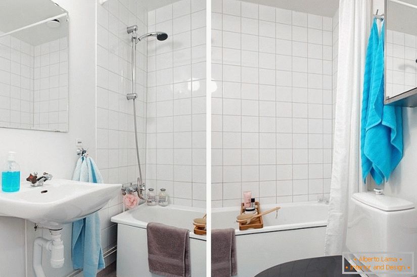Koupelnové studio apartmány ve skandinávském stylu