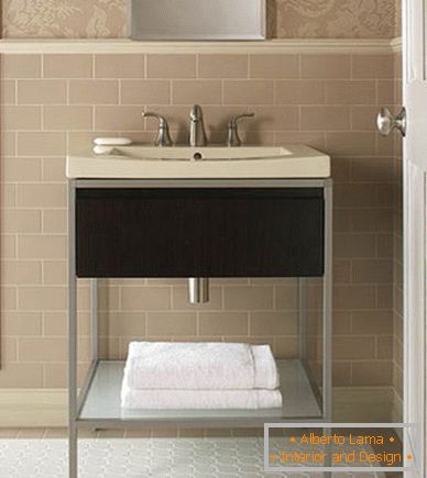Kohler's Persuade toaletní stolek в дизайне маленькой ванной