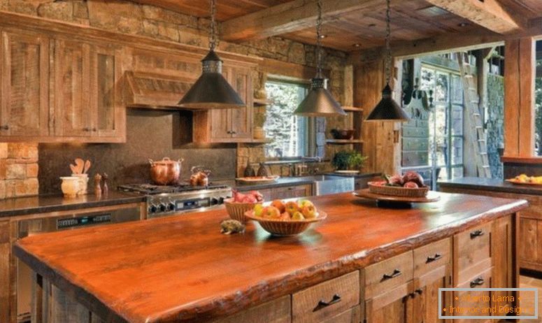 dřevěné kuchyně
