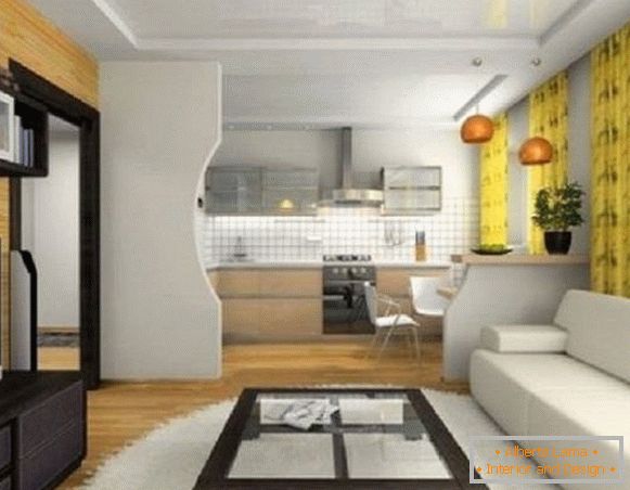 kuchyň-obývací pokoj, foto 6